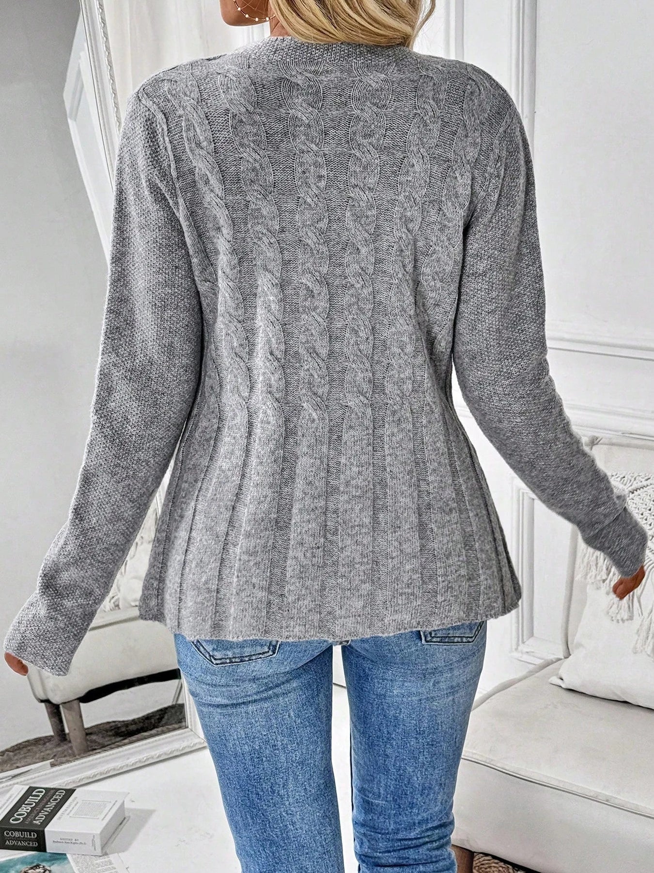 Cléa Ribbed Knit Cardigan - Soft, Cozy, Chic