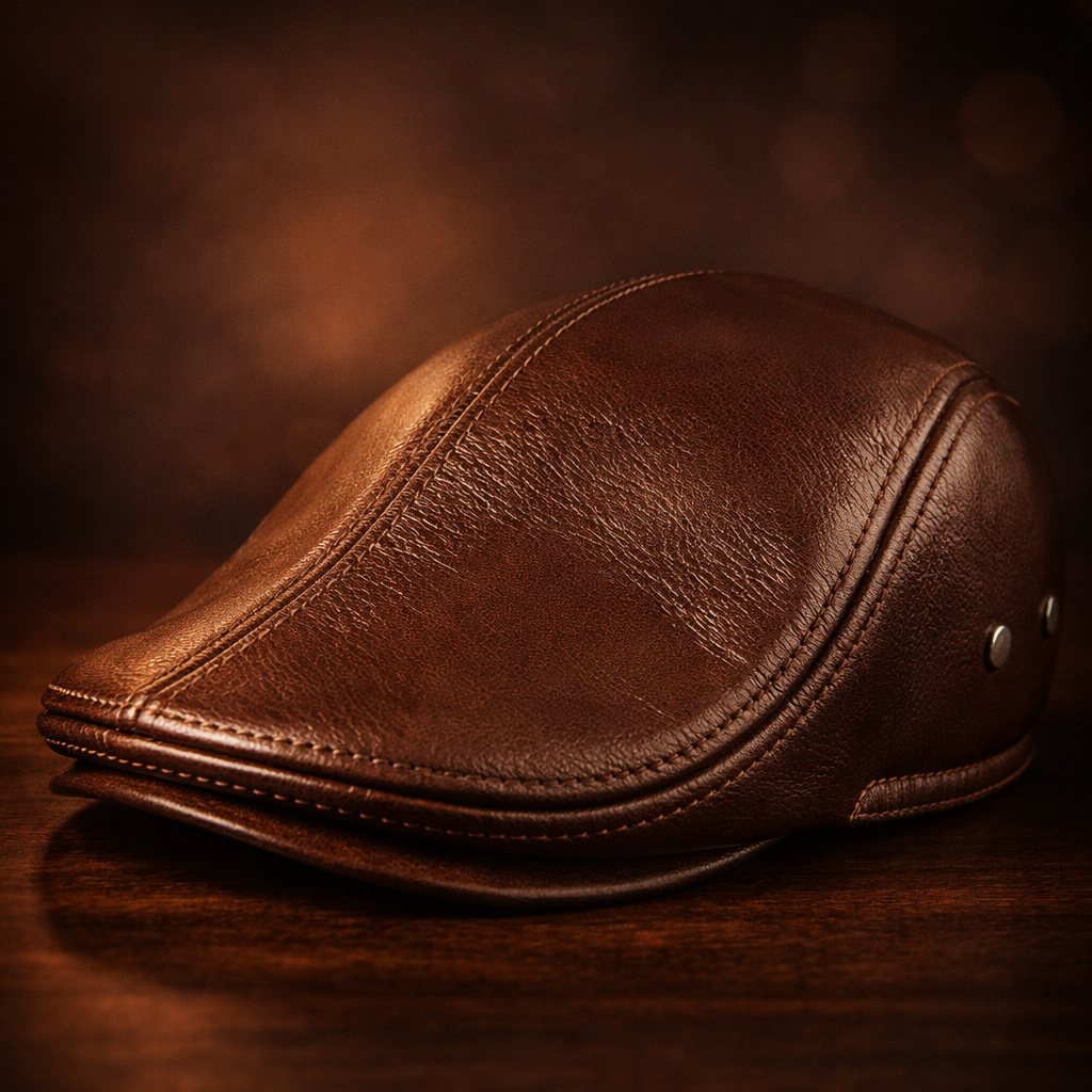Baron Premium Genuine Leather Hat - Timeless Style & Superior Craftsmanship