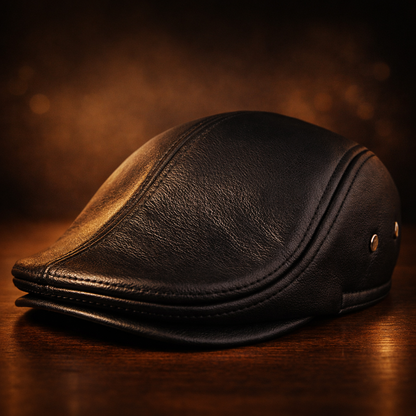 Baron Premium Genuine Leather Hat - Timeless Style & Superior Craftsmanship