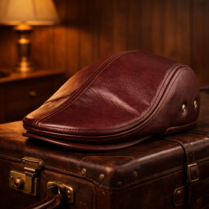 Baron Premium Genuine Leather Hat - Timeless Style & Superior Craftsmanship