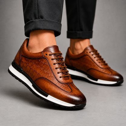 Charles Leather Sneakers – Premium Leather, All-Day Comfort