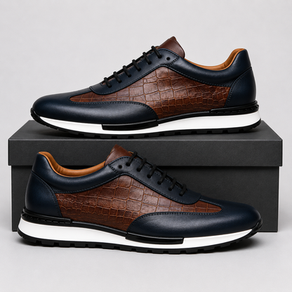 Charles Leather Sneakers – Premium Leather, All-Day Comfort