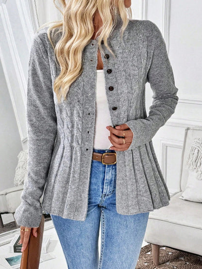 Cléa Ribbed Knit Cardigan - Soft, Cozy, Chic
