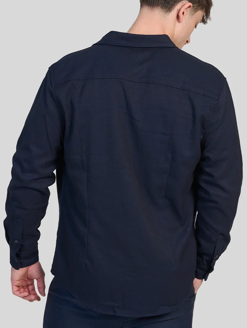 Simon Overshirt in Navy Blue