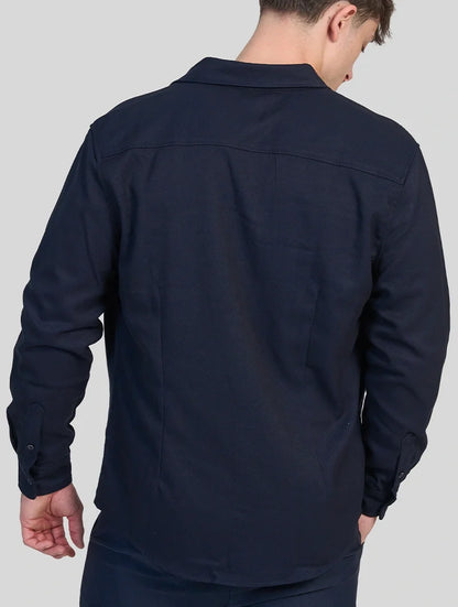 Simon Overshirt in Navy Blue