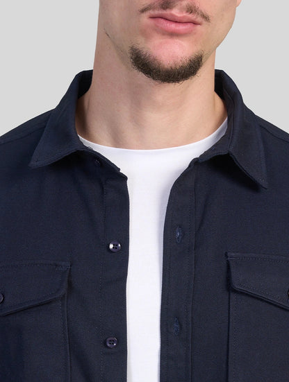 Simon Overshirt in Navy Blue