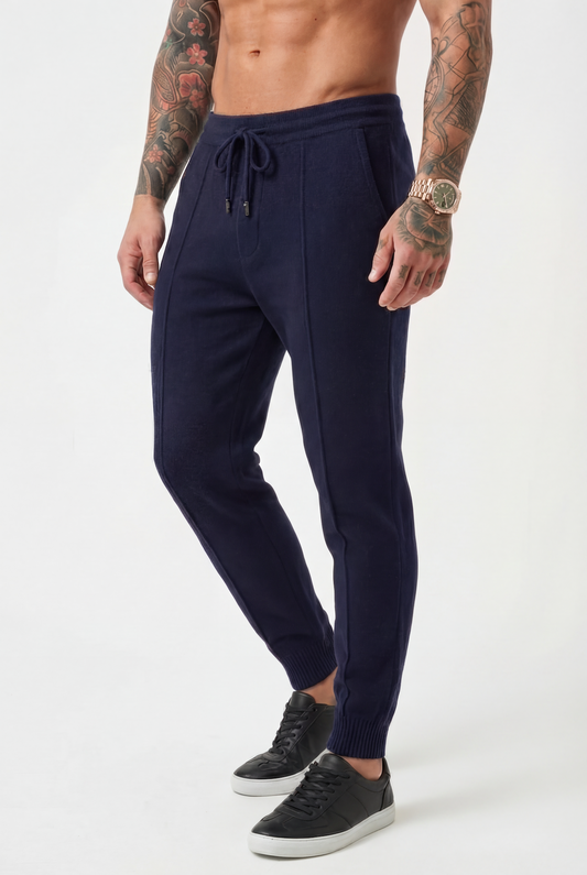 Cloud Merino Pants in Navy — Ultra-Soft Comfort