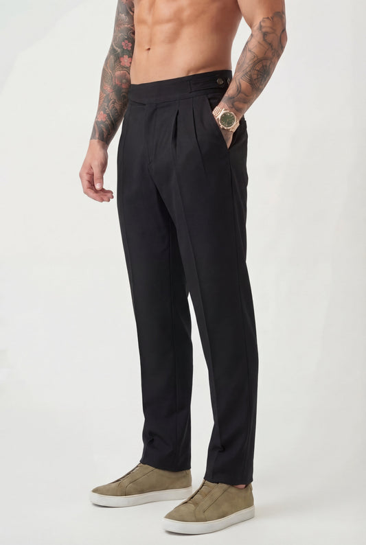 Lockhart Trousers in Jet Black