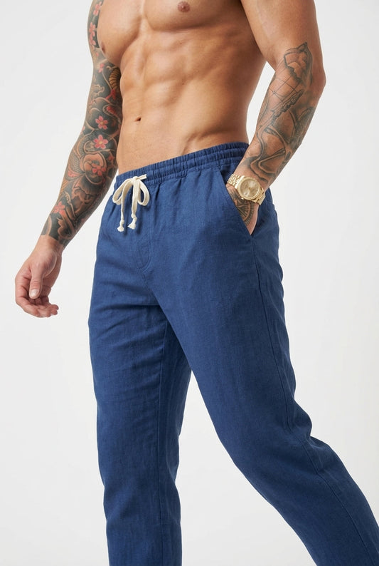 Massimo Linen Trousers – Lightweight, Breathable Comfort for Summer