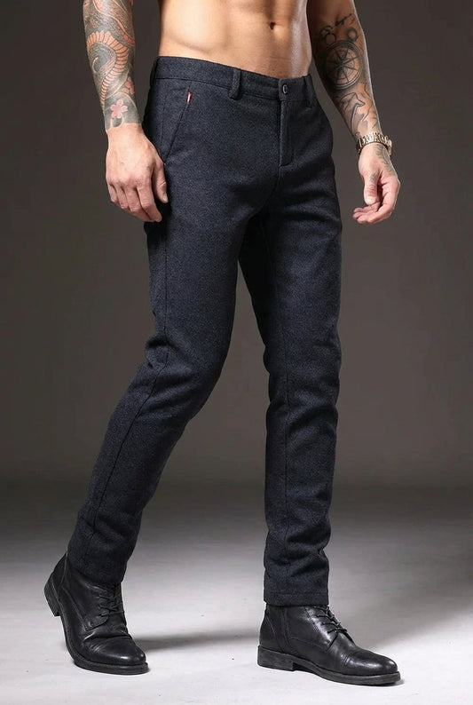 Luca Slim-Fit Blue Pants