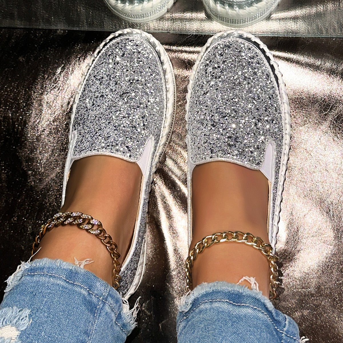 Women's Casual Slip-On Shoes - Effortless Comfort for All-Day Wear